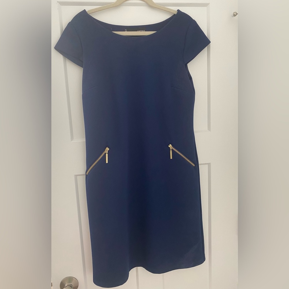 Navy Chetta B Size 10 Women’s Dress